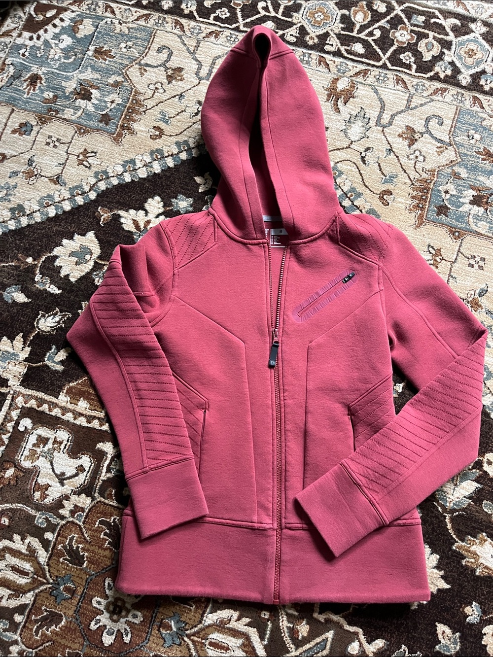 5.11 Tactical Rose-Red Hooded Zip Jacket